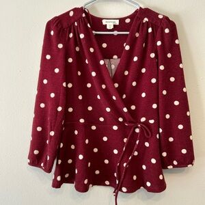 Polka dot babydoll style toll